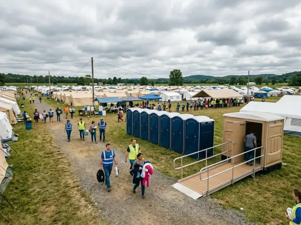 disaster-relief-camp-restrooms-010 — frequently asked questions, Dumpster & Portable Bathrooms Rental in Burlington, WI
